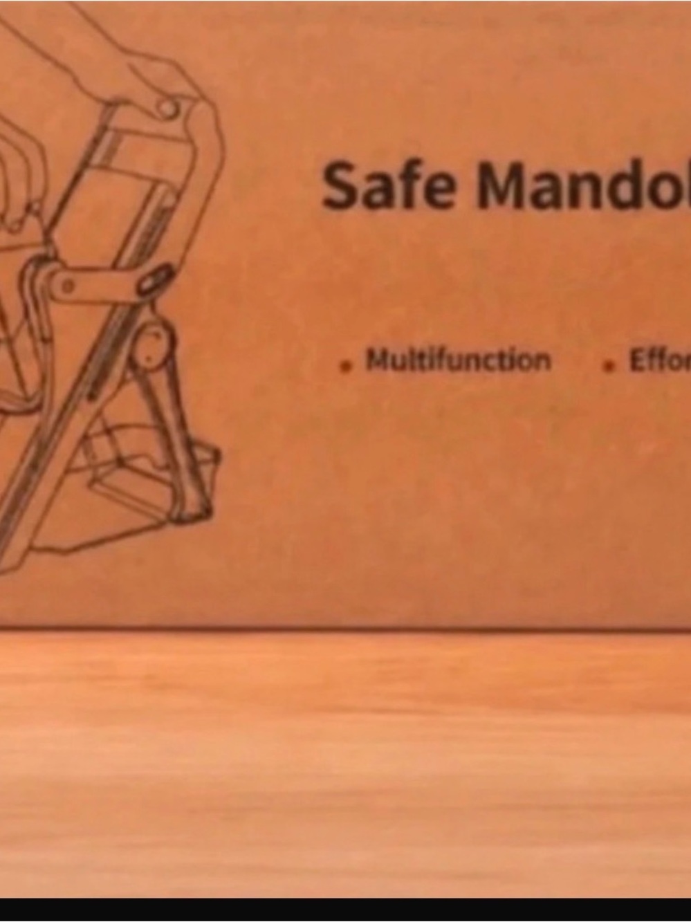 KitchenAid Safe Mandoline Slicer - Orange and Black
